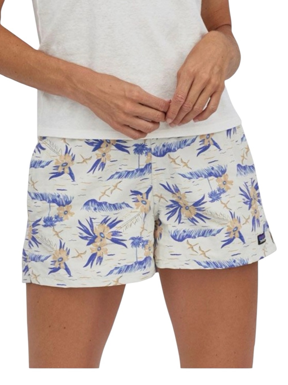 Patagonia Barely Baggies 2.5" NetPlus Recycled Net Active Shorts Tropical Small